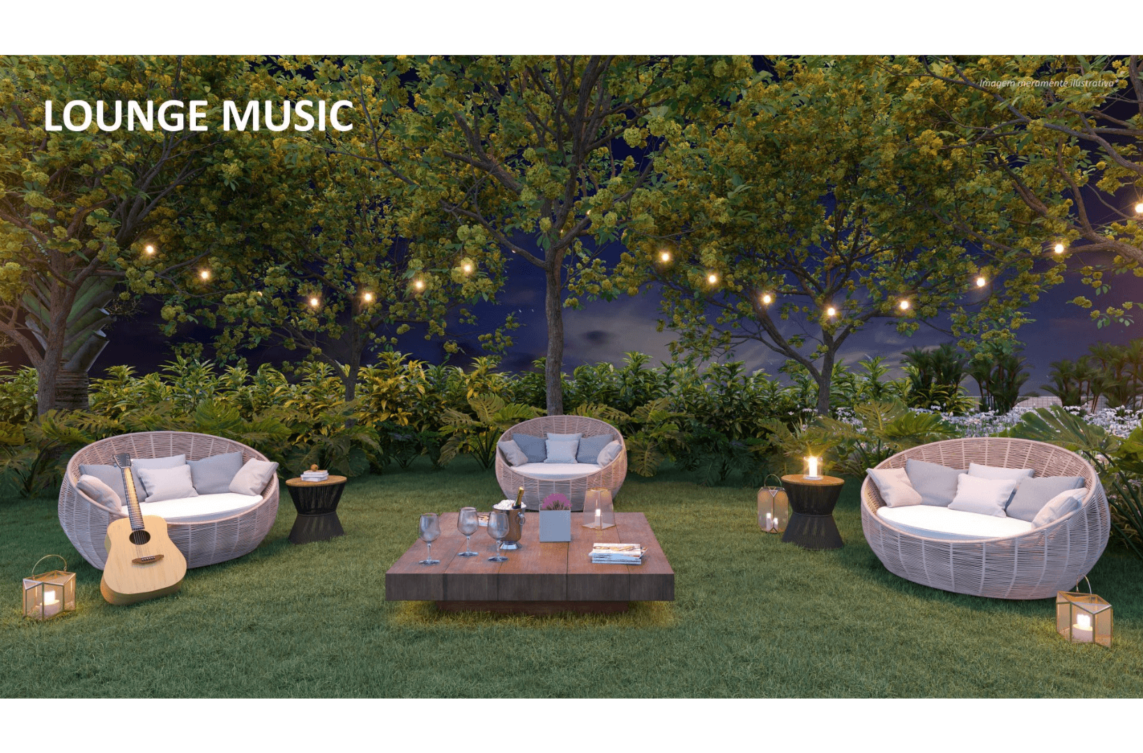 Lounge Music com Passeio Olfativo – sim um lugar par curtir uma boa música ao ar livre e ao luar com seus amigos ou com sua(seu) amada(o)